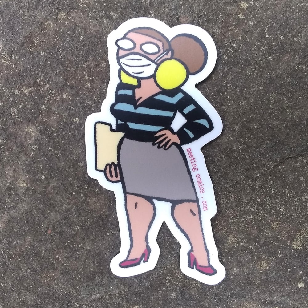 Image of Meeting Comics Val Sticker PANDEMIC EDITION
