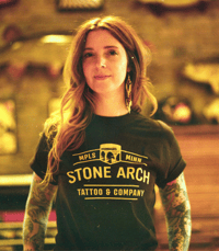 Image 1 of Stone Arch Tattoo Logo Tee