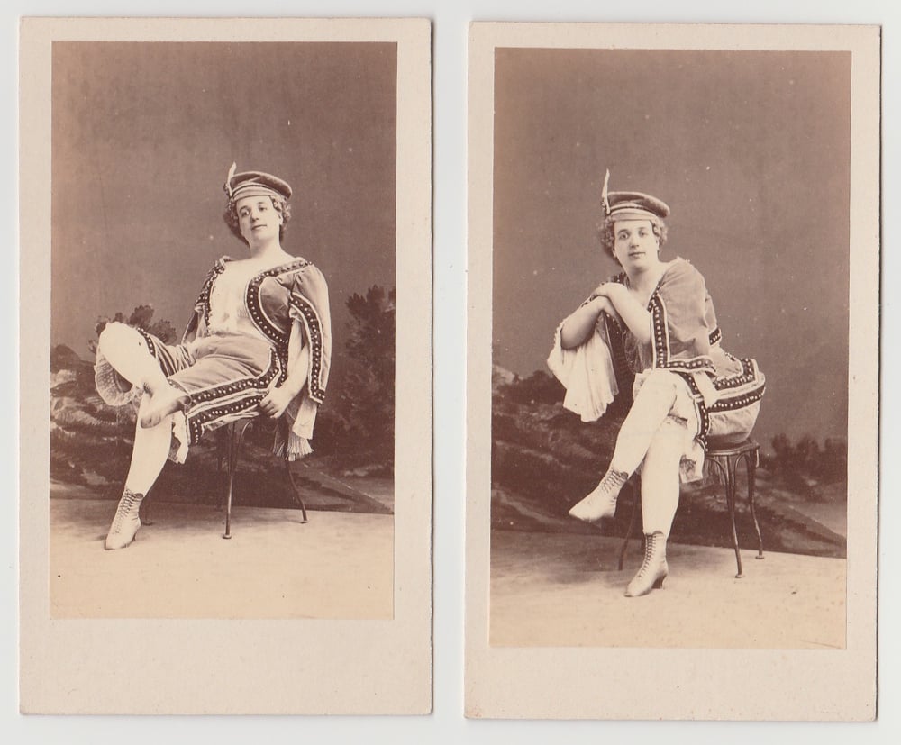 Image of Disdéri: portraits of Mme Désirée Larue, dite 'Lovely', ca. 1864