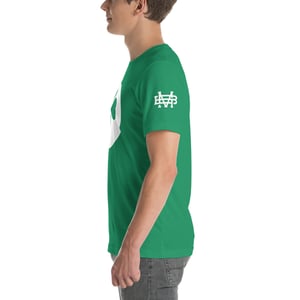 Image of Shamrock Lightning Bolt Circle Green T-Shirt