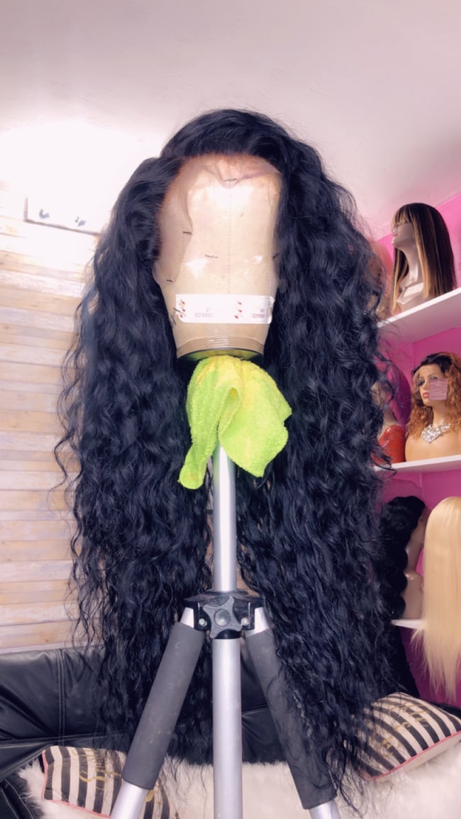 Natural hair shop wig unit