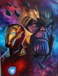 Image 1 of Endgame original oil painting 