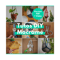 Tutos Macramé PDF + Vidéo 