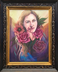 "Delicate Rose" Original Oil Painting