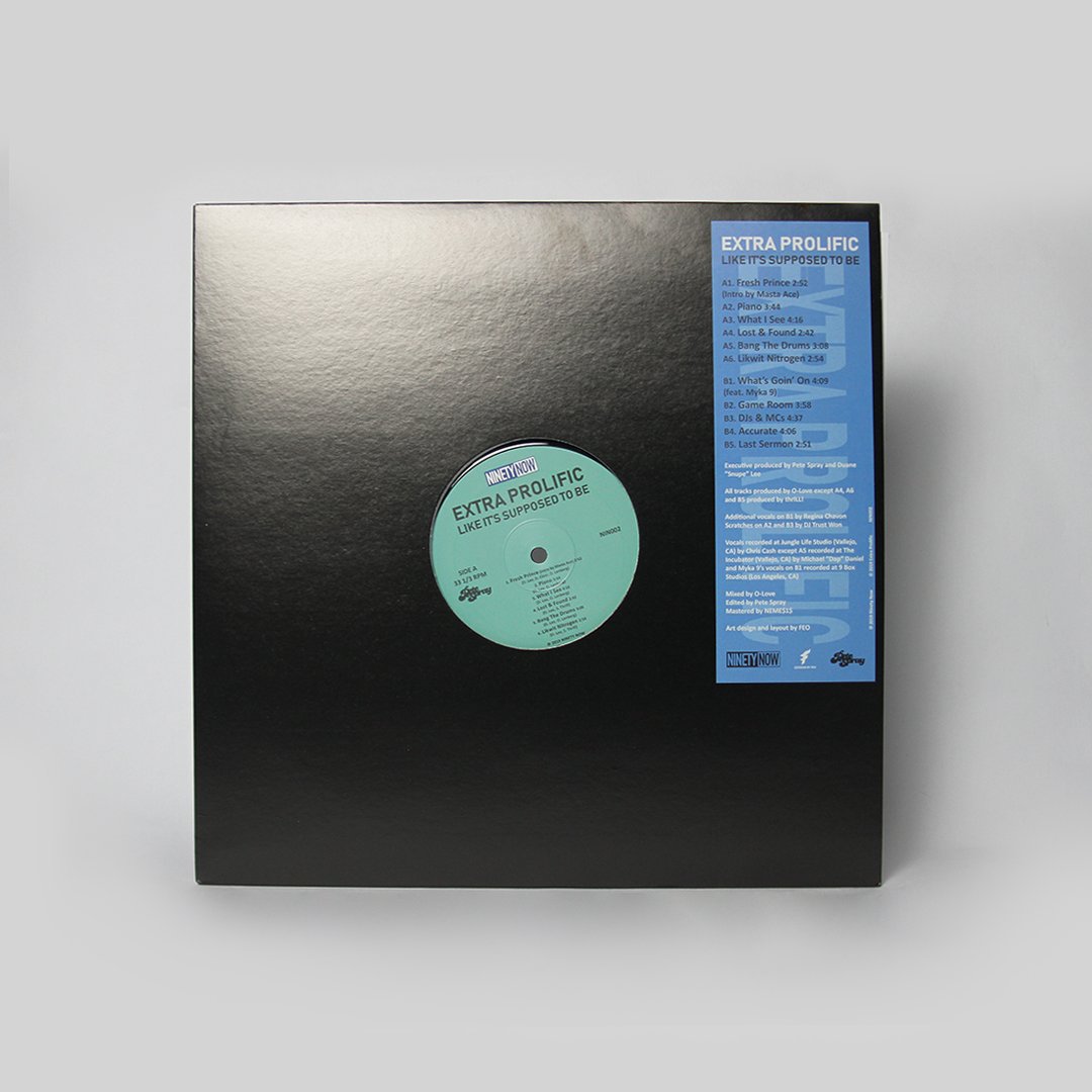 Image of Extra Prolific "Like It's Supposed To Be" LP