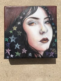 "Stars In Her Hair" Original Oil Painting