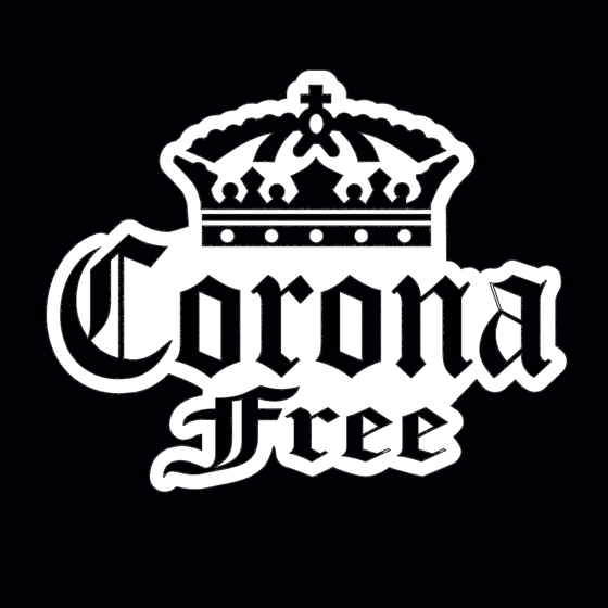 Image of Corona Free Decal - Corona Virus Free Covid19 