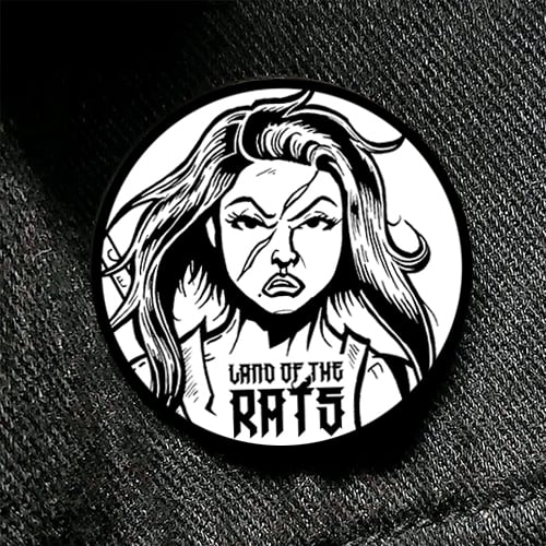 Land of the Rats “The Woman from Iltharra” button