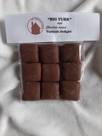 Chocolate dipped turkish delight