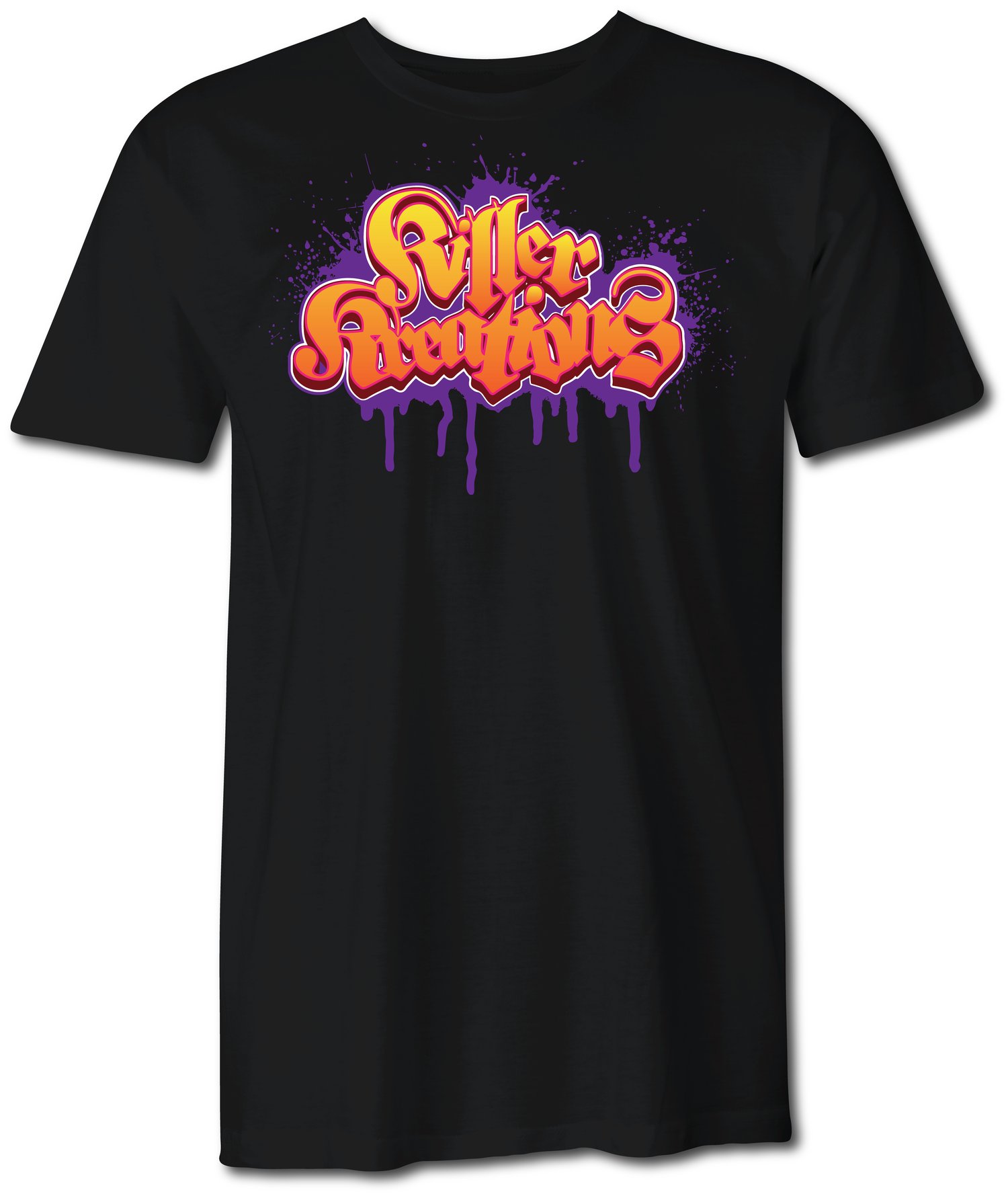 Killer Kreations OG Tee / Black / Purple Splat | killerkreationsshop