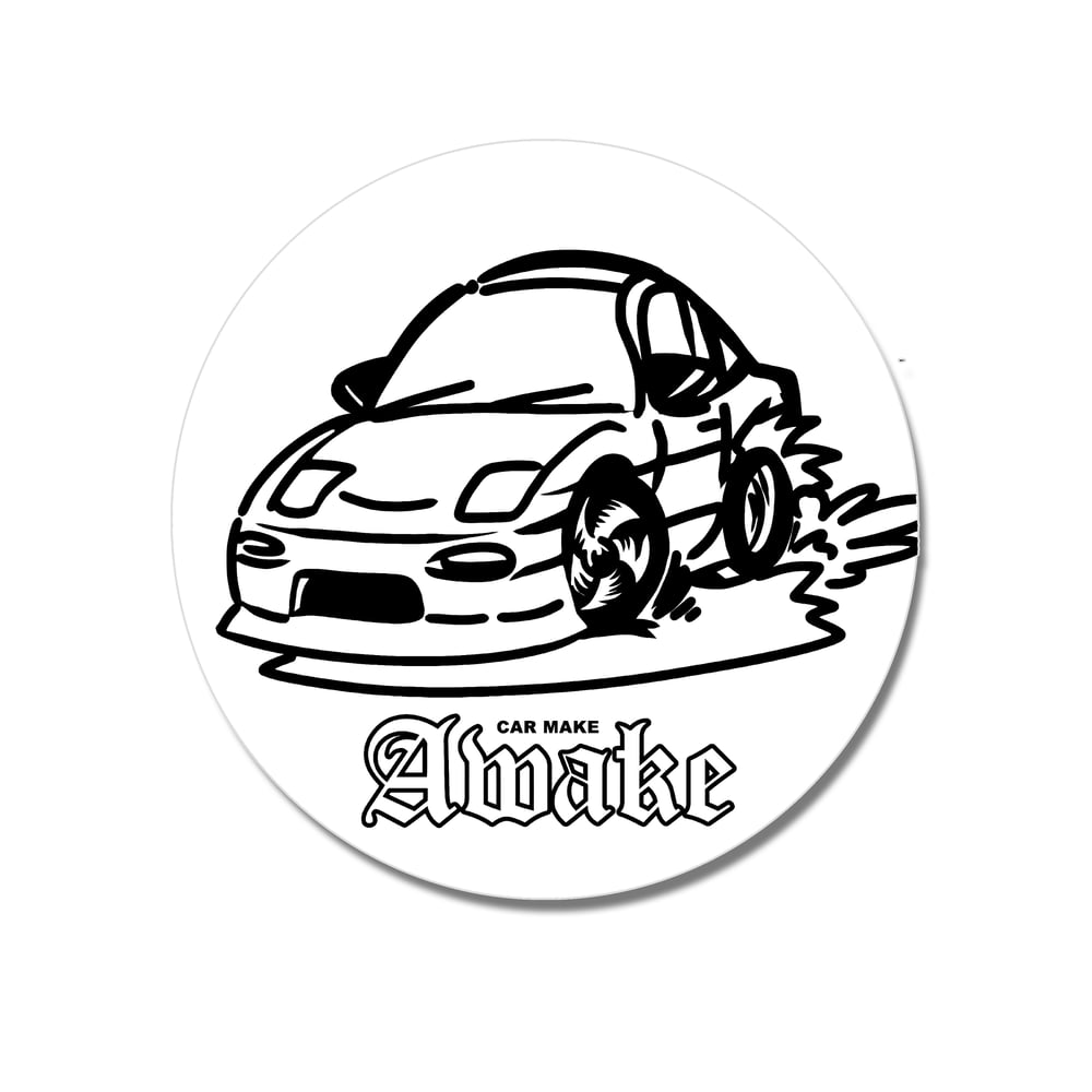 Image of Car Make AWAKE sticker