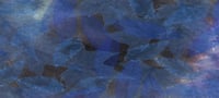 Image 1 of Cashmere-Silk Blue Autumn Leaves Button Shawl