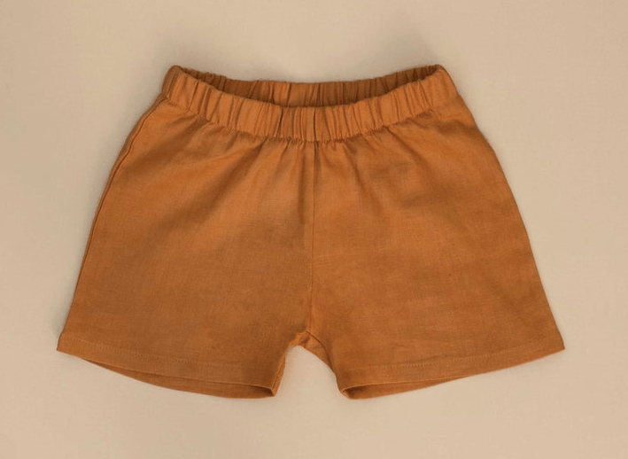 Image of Linen shorts terracotta 