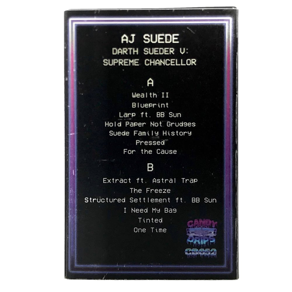Image of AJ SUEDE : DARTH SUEDER V : SUPREME CHANCELLOR : Limited cassette release 