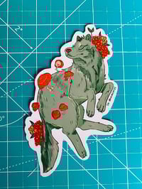 Mushroom Wolf Sticker