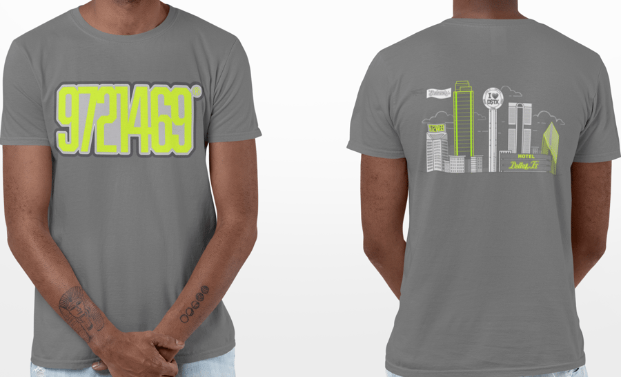 Image of "Sky's the Limit" Gray T- Shirt