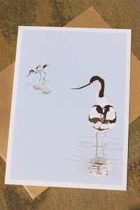Image 1 of Avocets Greeting Card