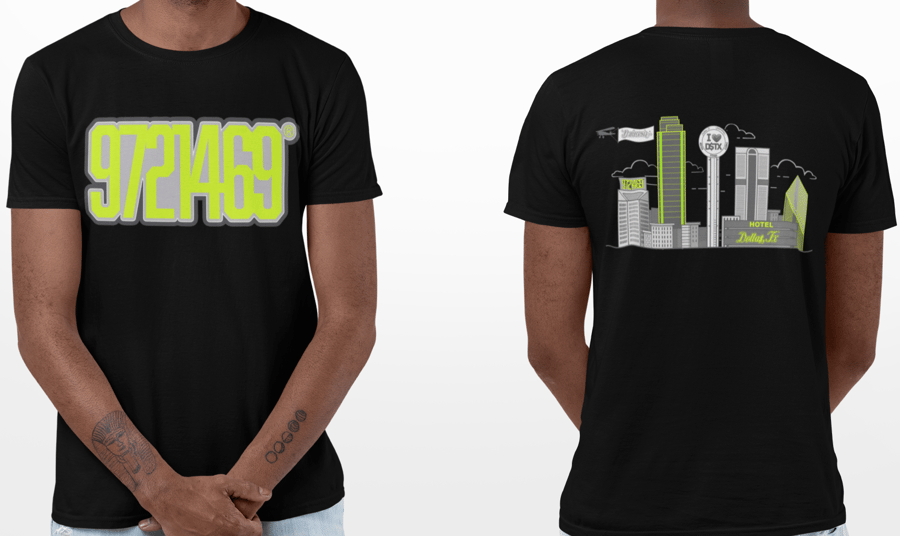 Image of Sky's the Limit Black T- Shirt