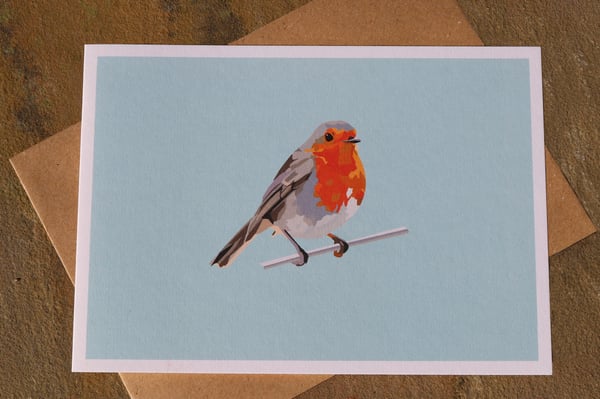 Image of Robin Greeting Card