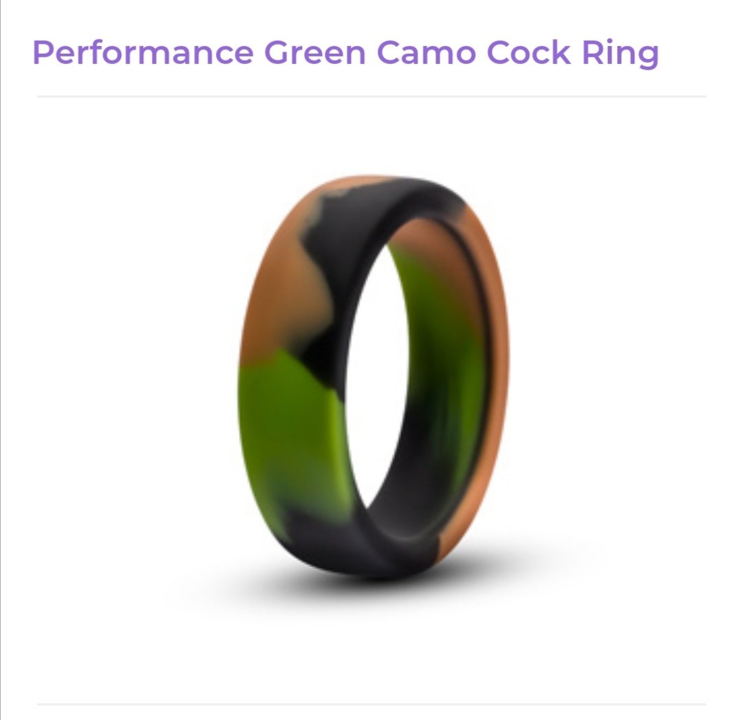 Image of Green Camo Cock Ring