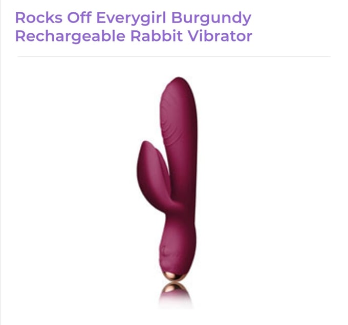 Image of Rocks Off Everygirl Rechargeable Rabbit Vibrator