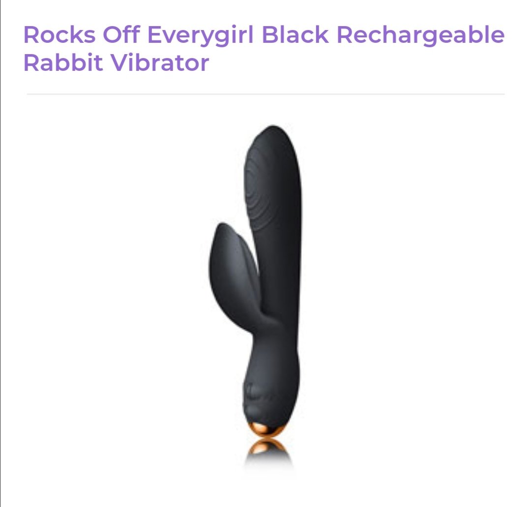 Image of Rocks Off Everygirl Rechargeable Rabbit Vibrator