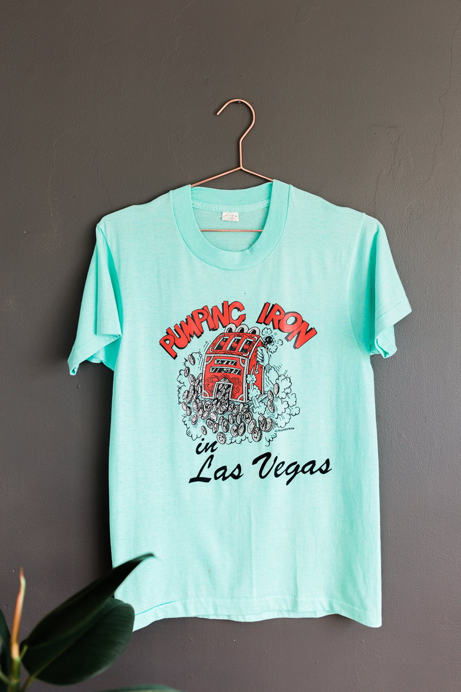 Image of Vintage 80's Las Vegas - 'Pumping Iron' tee