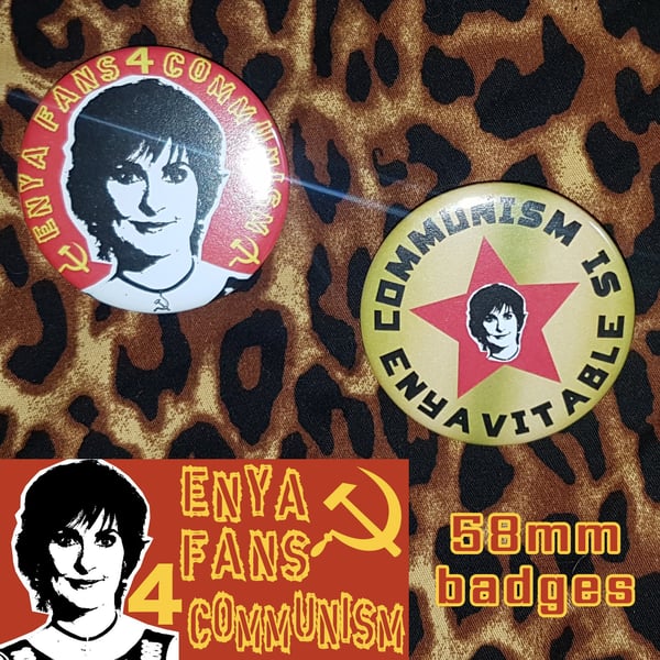 Image of 5.8cm Enya Fans 4 Communism Pin Badge