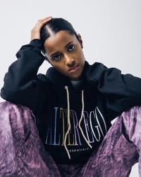 Image 1 of Black Multicolor Hoodie