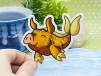 Image 1 of Aqua Pig - 3 inch Vinyl Sticker
