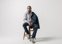 Image 3 of Grey Tone on Tone Hoodie