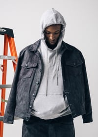 Image 2 of Grey Tone on Tone Hoodie