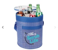 Image 2 of Living The Scrub Life Barrel Cooler Bag 