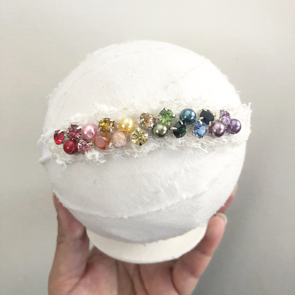 Image of Jeweled Rainbow Headband