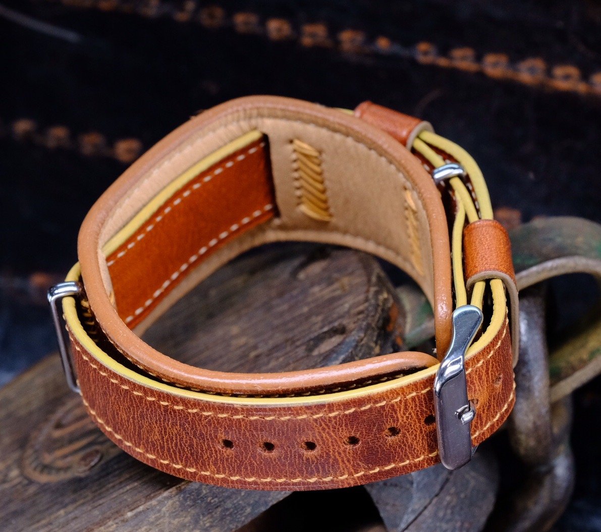 Image of  ORIGINAL TRIBUTE PILOT VINTAGE CALF LEATHER 22MM 