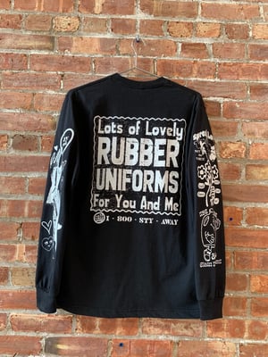 Image of SOCIAL DISTANCING BLACK L/S