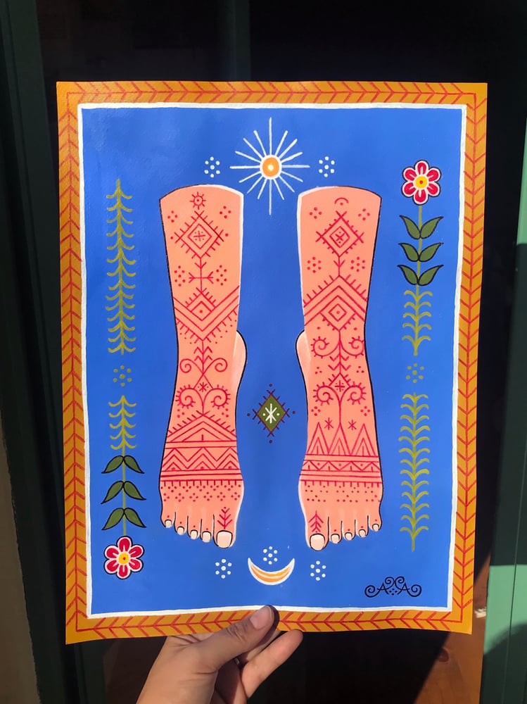 Image of Tribal feet