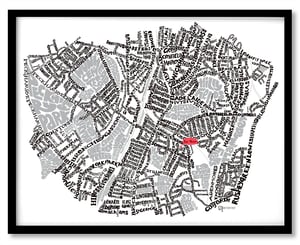 Image of Peckham Rye SE15 – Brockley & Crofton Park SE4 - SE London Type Map