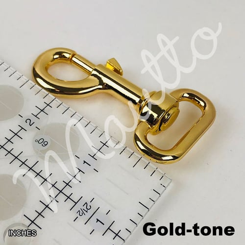 Image of Black Pebble Leather Strap - Shoulder to Crossbody Lengths - 1 inch Wide - #19 Dog-leash Style Clips