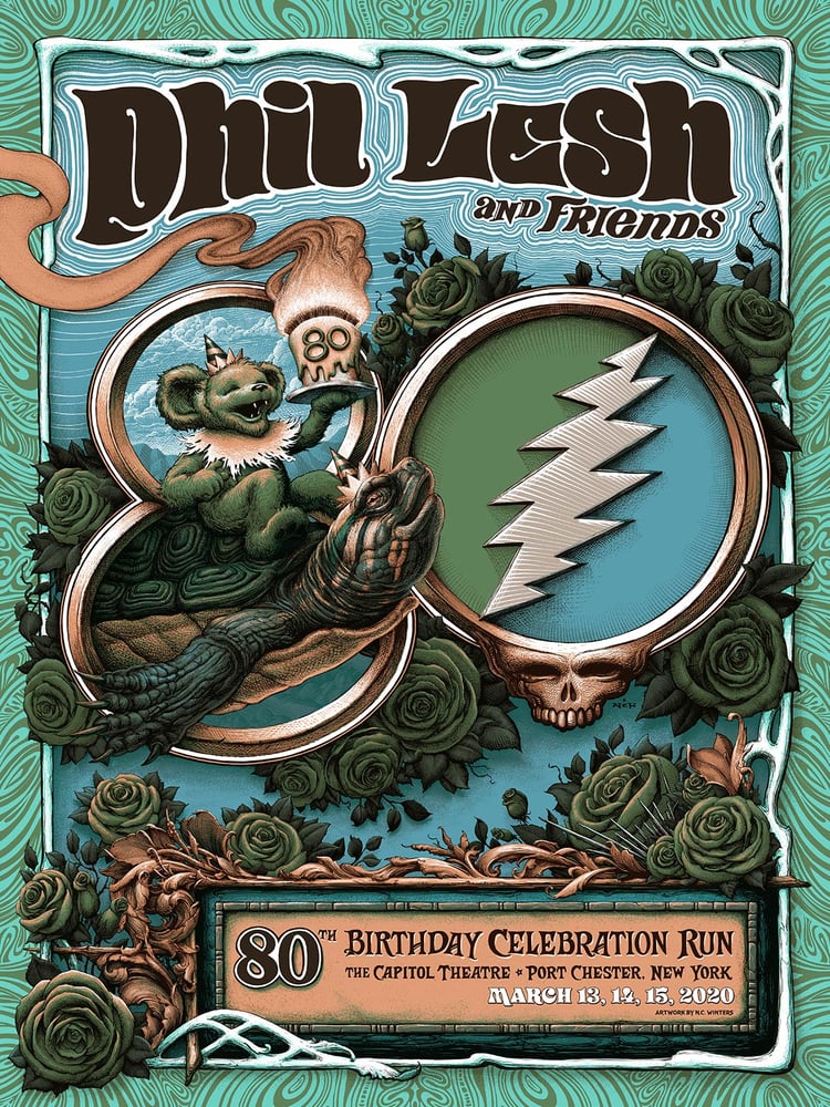 Image of Phil Lesh and Friends 80th Birthday Celebration (postponed) Gig Poster