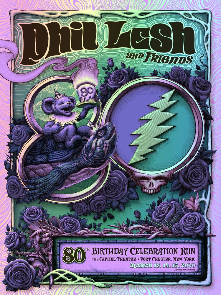 Image of Phil Lesh and Friends 80th Birthday Celebration (postponed) Gig Poster