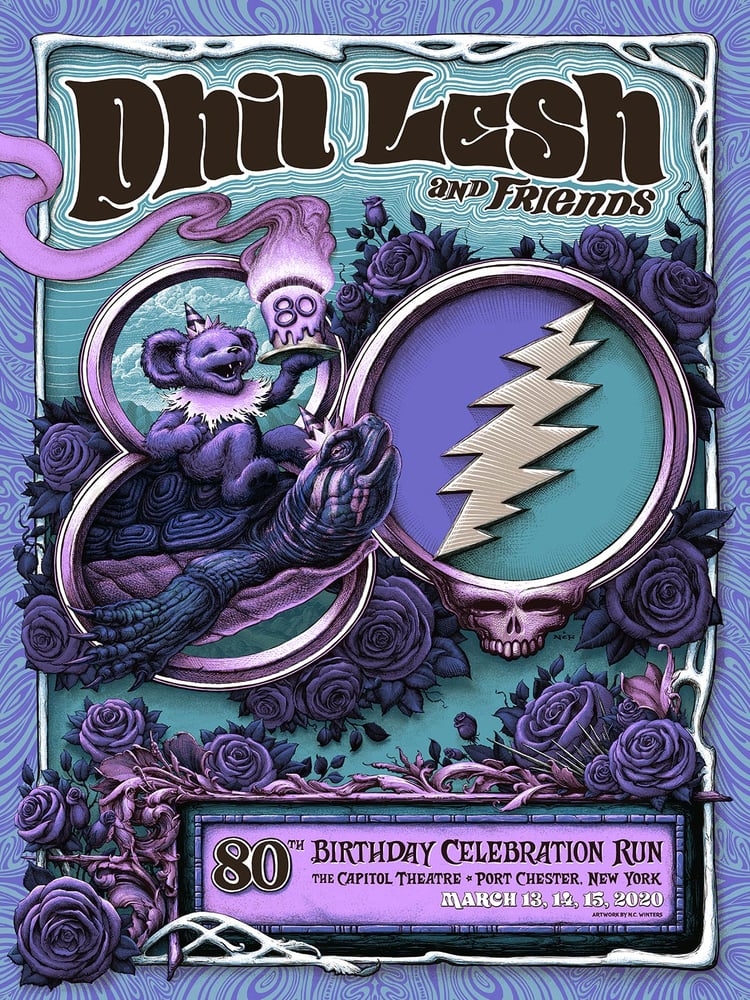 Image of Phil Lesh and Friends 80th Birthday Celebration (postponed) Gig Poster