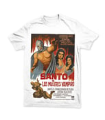 Image of Santo vs Las Mujeres Vampiro T-Shirt - White