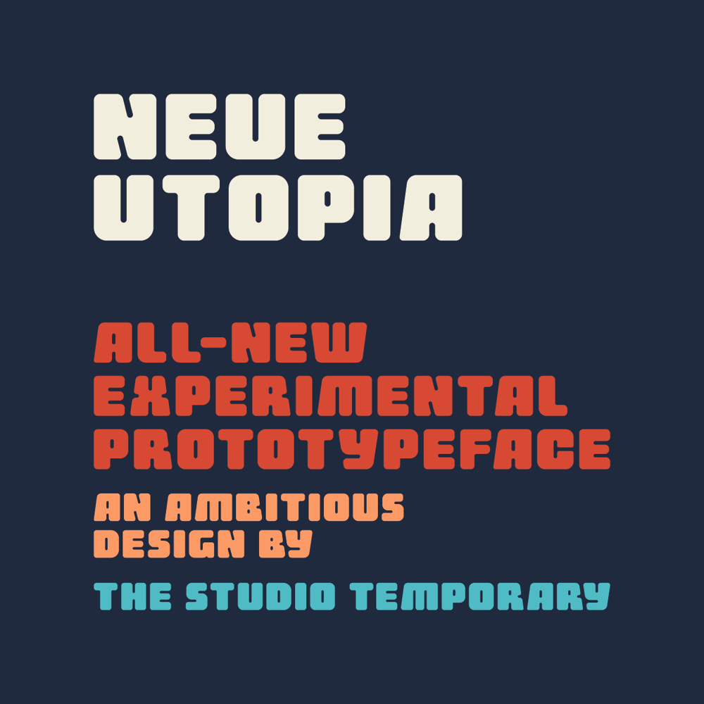 Image of Neue Utopia Typeface