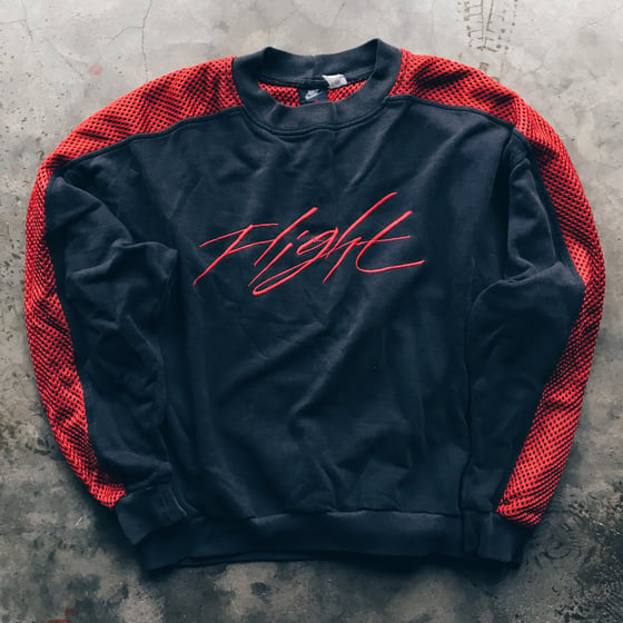 Image of Original 1990 Nike Air Jordan V Flight Crewneck Sweatshirt.