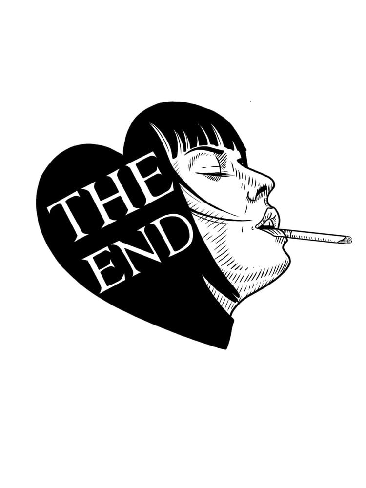 Image of THE END print 