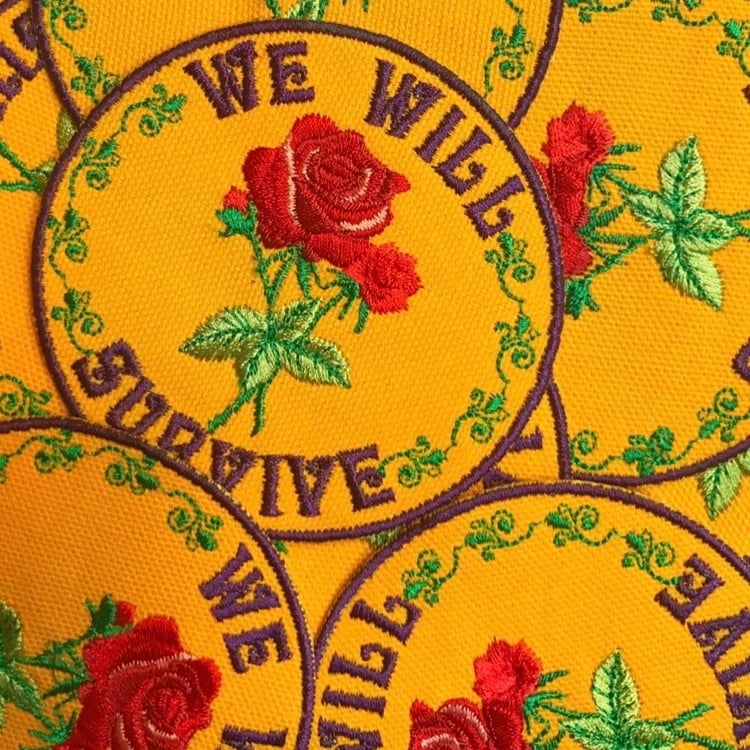 We Will Survive Handmade Patch! 3.5” Round