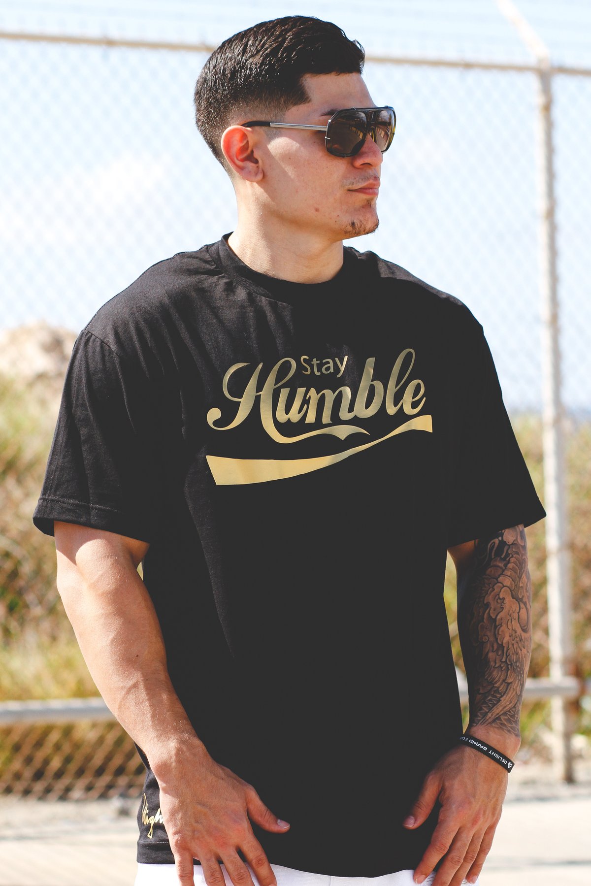 Stay Humble Tee (Black/Gold)