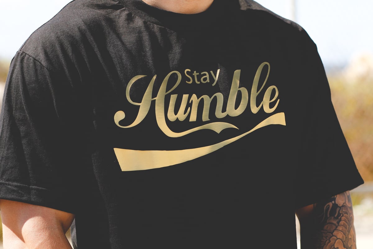Stay Humble Tee (Black/Gold)