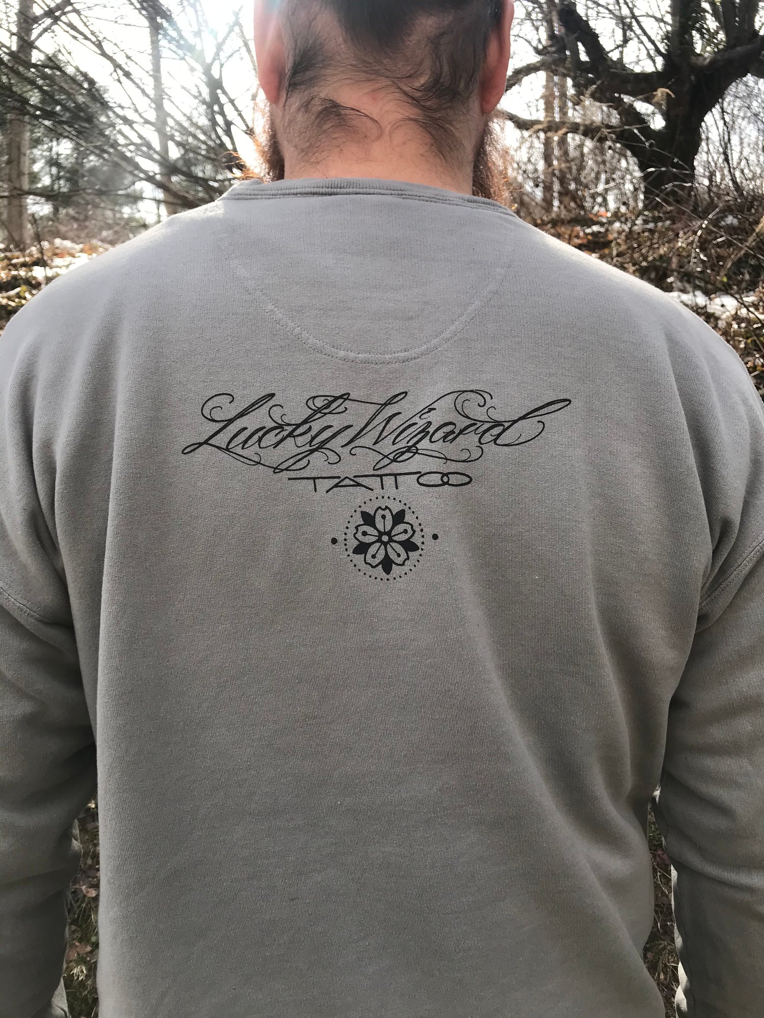 Image of Grey Crewneck Sweatshirt